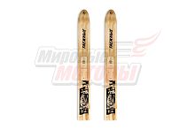 Лыжи деревянные Таежные (дл. 175см, шир. 18см) лакированные