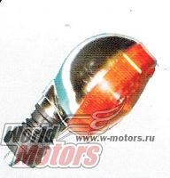 Боковой фонарь (BF-19) СФЕРА (круглый, хром, пласт.)