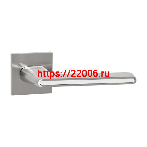 Ручка Ajax (Аякс) раздельная K.JS51.STICK SN/WH-19 матовый никель/белый