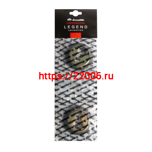 Накладка Armadillo (Армадилло) CYLINDER ET-1GP/SG-5 золото/матовое золото 2шт. фото 2