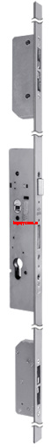 Multitop Cisa (Чиза) MAX 49658.30.0 механич., U-образная пл. 24x5 inox backset 92