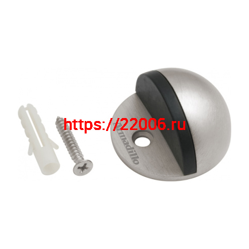 Упор Armadillo (Армадилло) дверной напольный STOPPER/ZA003 (DH003ZA ) SN-3 мат.никель
