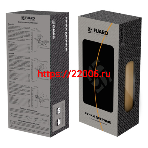 Ручка Fuaro (Фуаро) раздельная R.RM54.LARGO (LARGO RM) SN/CP-3 матовый никель/хром фото 3