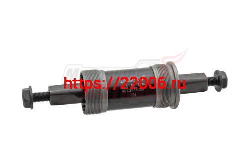 Каретка NECO B910 под квадрат, BSA 1.37”x 24T, 68/124мм (стальные чашки, стальной корпус)