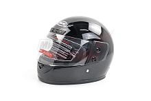 Шлем CONCORD XZF03 чёрный глянцевый ОДНОЦВЕТНЫЙ "S,M,L,XL,XXL" (интеграл)