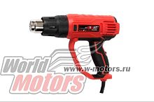 Фен строительный BRAIT BHG2000ER (2000Вт; макс.темп. 600°С, 5 насадок; 3 скорости; регулировка)