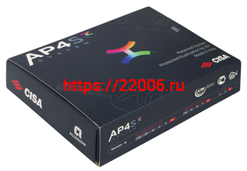 Цилиндровый механизм Cisa (Чиза) под вертушку AP4S 0P3S2-13.12 (70 мм/30+10+30), НИКЕЛЬ фото 2
