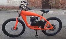 Велосипед 26" фэтбайк с веломотором LIFAN (4х тактный), LIFAN 152F-3