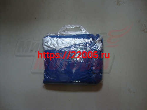 Чехол SAMEWAY 190T для мото 200*88*118 см, полиэстер, бело-синий