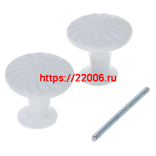 Ручка-кнопка veles (ВЕЛЕС) БУ (белый)