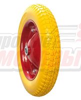 Колесо ПЕНА тачки садовой 8" 3,00/3,25-8" (W13) (под ось 20мм)