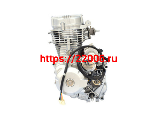 Двигатель 125см3 156FMI механическое сцепление, (карб., CDI, кат.заж.,реле напр., кикс, ножка п/п)