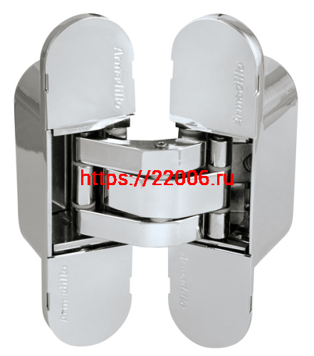 Петля Armadillo (Армадилло) скрытой установки U3D6000 CP (11160UN3D) хром