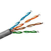 Кабель DIVISAT UTP 4PR 24AWG Cu CAT 5e, PVC (0.52) 305м