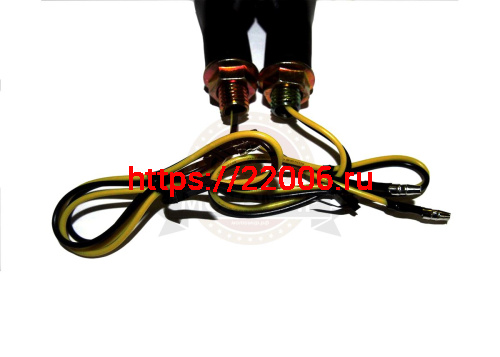 Боковой фонарь (LED) СПОРТБАЙК (9 диодов) черного цвета (компл. - 1 пар) фото 3