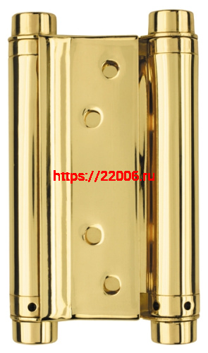 Петля Armadillo (Армадилло) пружинная двусторонняя BH586SS (125*86*1.5) GP (DAS SS 201-5") золото