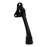 Упор Fuaro (Фуаро) дверной напольный STOPPER-100 BL (черный) козья ножка