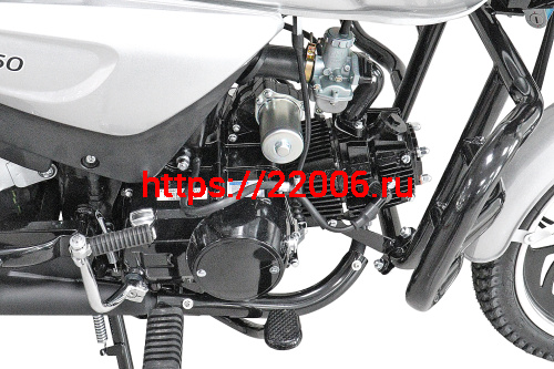 Мопед KT50 Alpha "Пегас" РЕСТАЙЛИНГ (Тюнинг) компл:ЛЮКС с обтекателем фары ЧЕРНЫЙ ГЛЯНЦЕВЫЙ фото 4