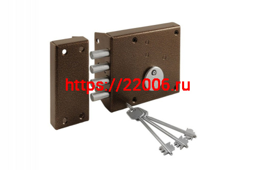 Замок Zenit (Зенит) накладной ЗН4-2 (медь)
