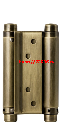 Петля Armadillo (Армадилло) пружинная двусторонняя BH470SS AB (4DSS) бронза TECH