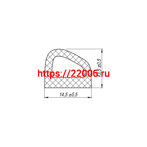 Уплотнитель Fuaro (Фуаро) самоклеящийся ADH/D-14,5x13,5mm (031), BLACK черный 100 m фото 3