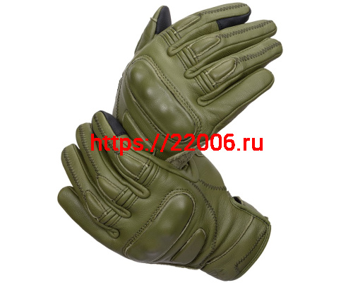 Перчатки SCOYCO (оригинал) MC-154, кожанные хаки, р-р  M