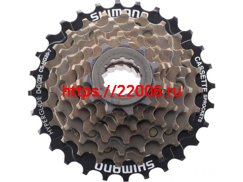 Кассета Shimano 7 ск.12-28Т CS-HG200, ACSHG2007228T