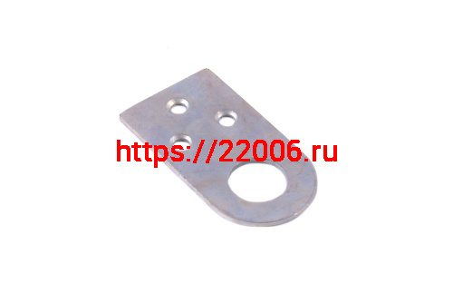 Проушины skobis (СКОБИС) ушко прямое 75х40 (75х40х2) цинк белый