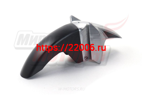 Крыло переднее Alpha ANDES серебристое фото 2