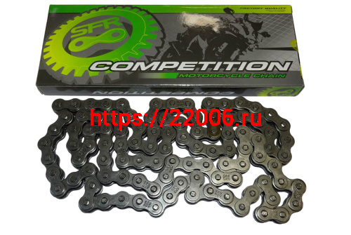 Цепь SFR (520) SFR -108 зв. приводная цветная коробочка Цепь SFR (520) SFR -108 зв. приводная цветная коробочка