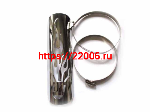 Накладка защитная на глушитель хром Накладка защитная на глушитель хром