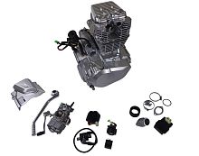 Двигатель 4т. 250 см3 172FMМ-6  ZONGSHEN CB250-RL (4 клап.) 5МКПП, эл.+кик старт, баланс.вал