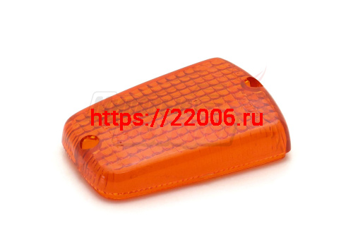 Рассеиватель поворота Орион желтый (прямоугольный)