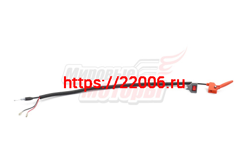 Ручка газа мотобура в сборе с тросом