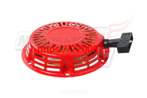 Стартер в сборе 160F,168F,168F-2,170F/МБ-2М (2 кулачка) (КРАСНЫЙ) (23100) фото 2