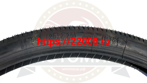Велопокрышка  ПетроШина 26" 57-559 Л-381 (26х2.25) (горные вел., без камеры) фото 3