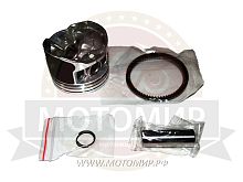 Поршень 56,00 мм 4 такт. 1P56 FMJ КАYO YX 140  (кольца, палец d13 мм, стопорн. кольца)