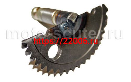 Сектор кикстартера 139QMB 50сс (46.5 мм) 8 зубьев + втулка ТММР Сектор кикстартера 139QMB 50сс (46.5 мм) 8 зубьев + втулка ТММР