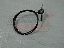 Трос газа МБ, МК в сборе с ручкой (трещетка) (1290*1100)