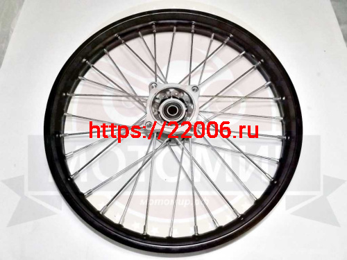 Обод 17" передний спицы,  диск. тормоз 1,4-17  BSE PH10-125  это не бсе !!! ось D12 мм  (НАБОР) фото 2