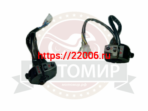 Переключатель VORTEX CITY, SWIFT STREET левый+правый, черные УЗКИЕ (НАБОР)