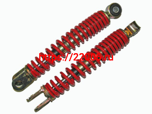 Амортизатор Suzuki AD 50 передние 215мм d8 М8 2 штуки в комплекте Амортизатор Suzuki AD 50 передние 215мм d8 М8 2 штуки в комплекте