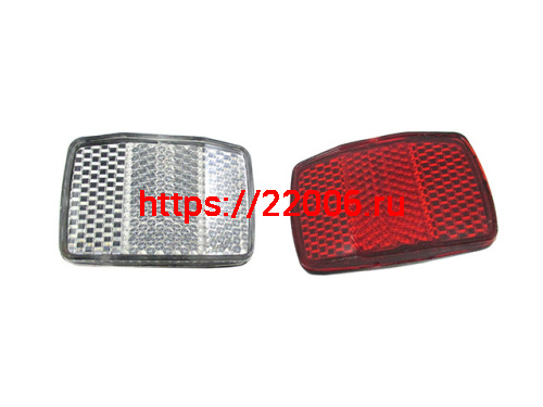 Комплект катафотов 2 шт. красный и белый Комплект катафотов 2 шт. красный и белый