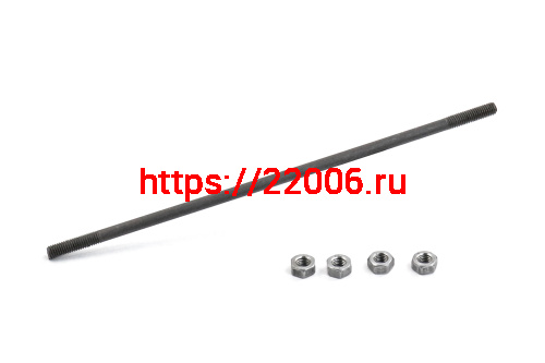 Болт Юп крепления двигателя (длинный) с гайкой (240мм) (ось +4 гайки) фото 2
