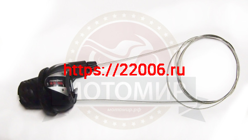 Шифтер Shimano Tourney, RS36-LS BT, лев, 3 скор., тр. 1800мм